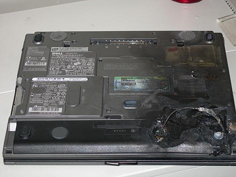 Dell Exploded Laptop #3 - Bottom
