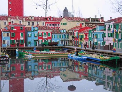 Venice constructed from Legos